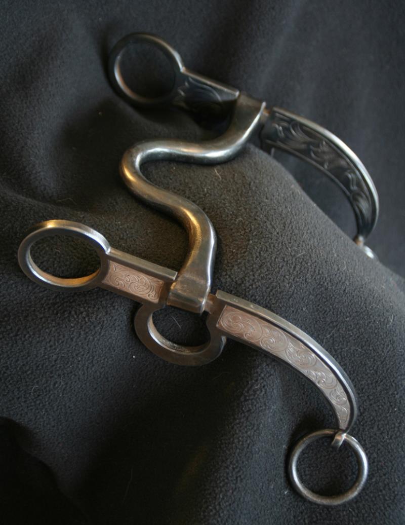 2015 Inlaid Silver Snaffle Forged Mouth