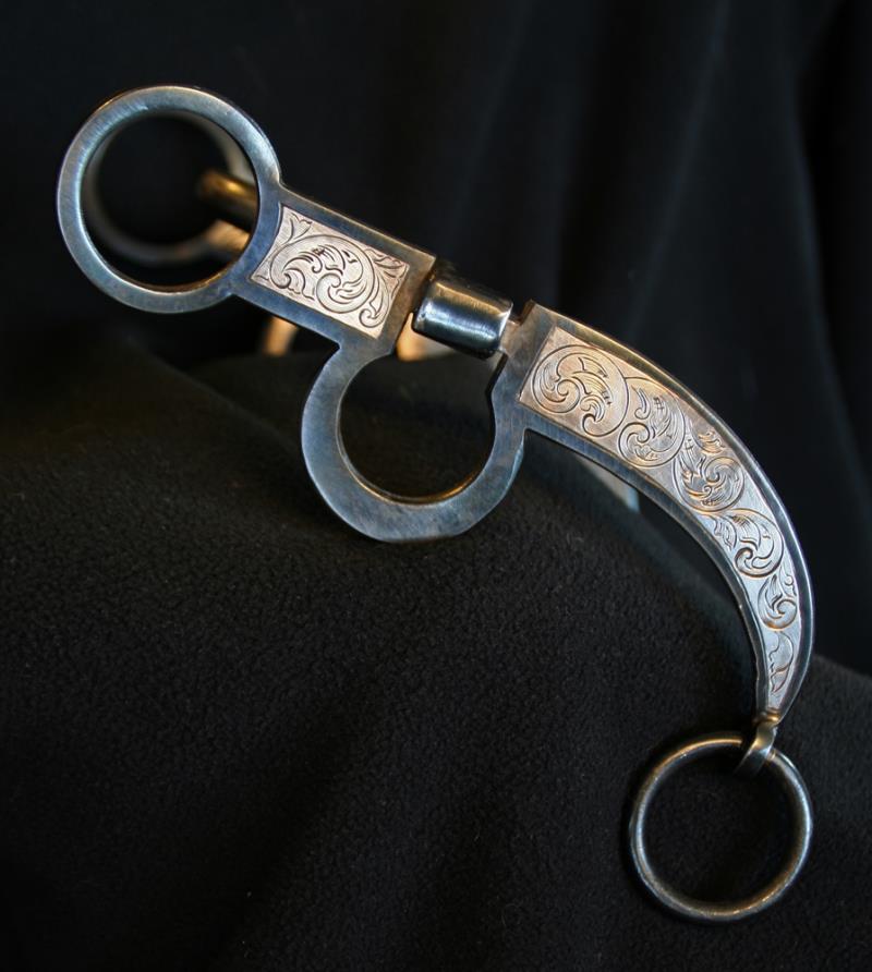 2015 Silver Inlayed Snaffle Cheek