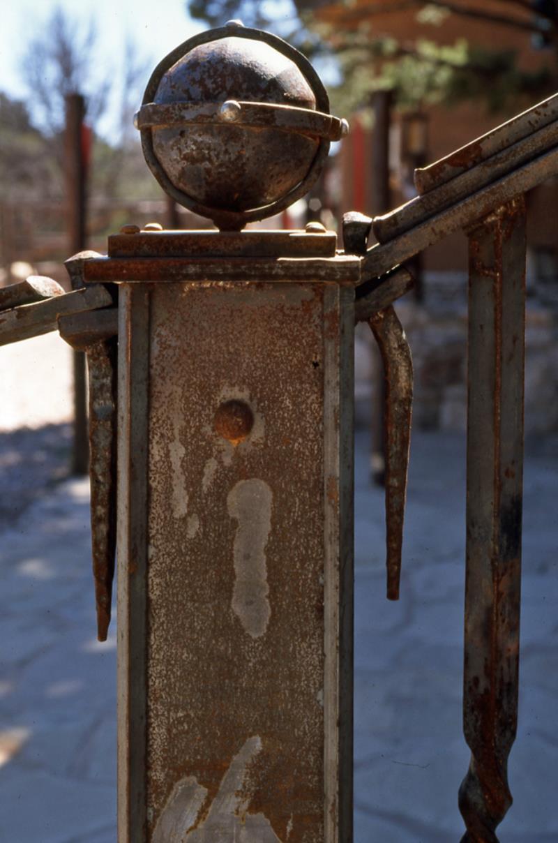 Exterior Iron Railing Detail