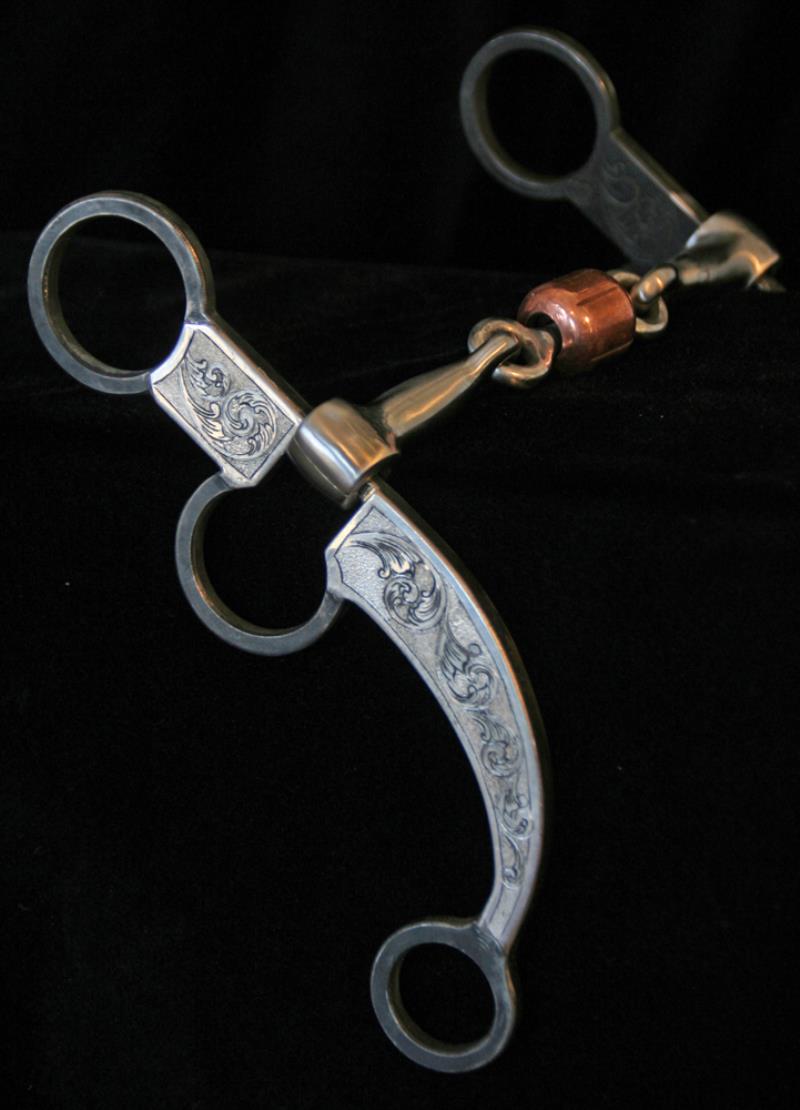 Inlaid Snaffle with Scrolls